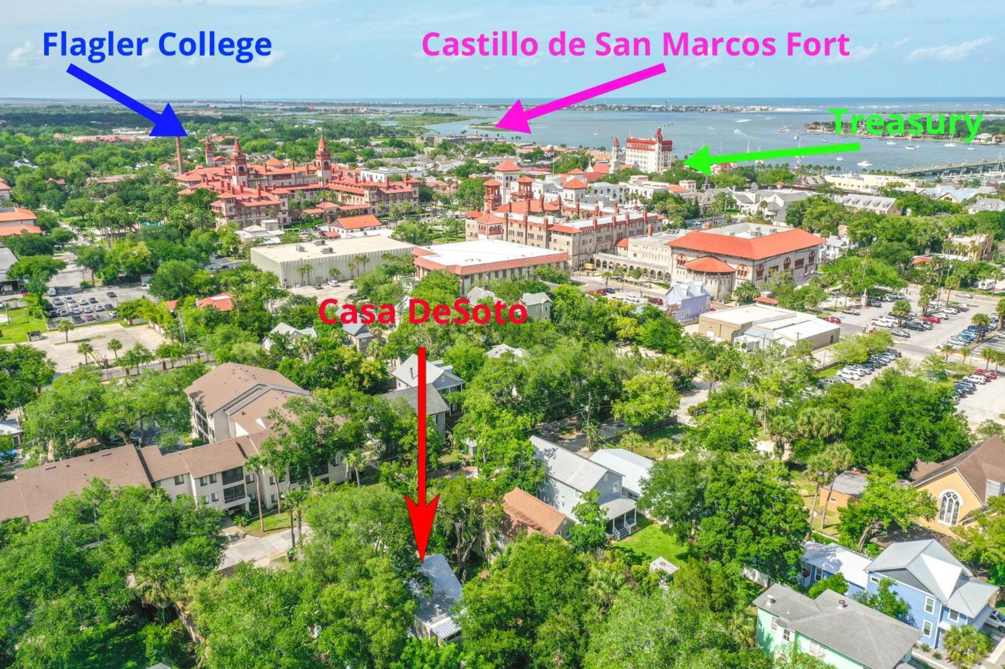Villa Casa Desoto - Luxury Downtown Oasis St. Augustine Esterno foto